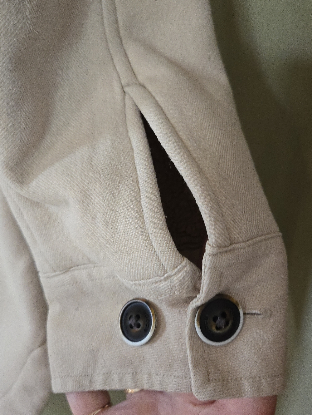 Woods | Cream Overshirt Jacket, Size M - Picture 6 of 9